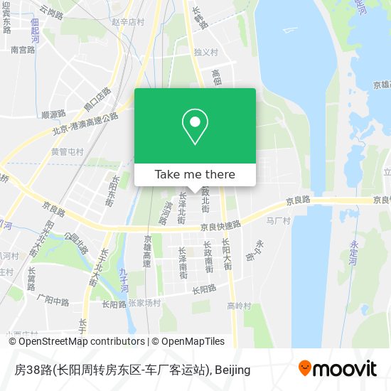 房38路(长阳周转房东区-车厂客运站) map