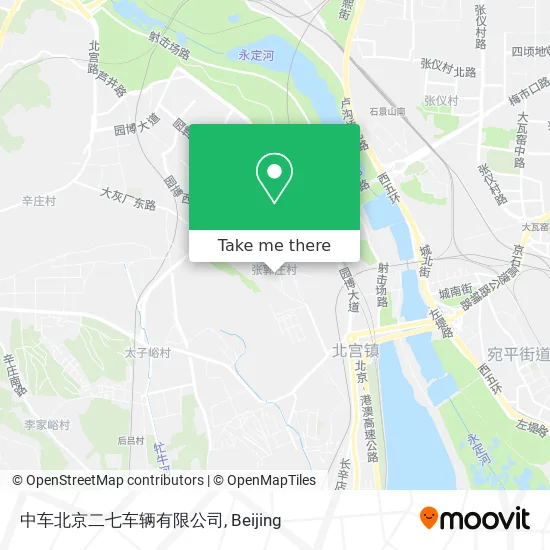 中车北京二七车辆有限公司 map
