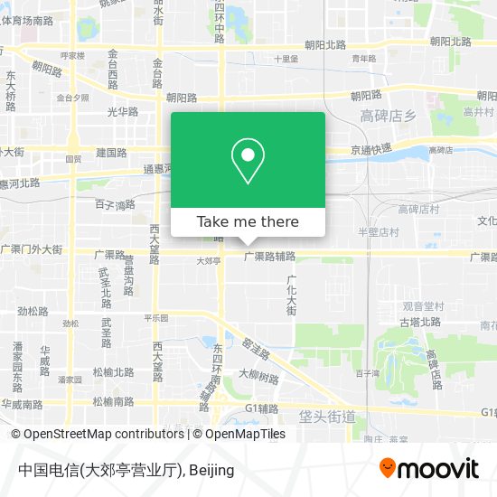 中国电信(大郊亭营业厅) map