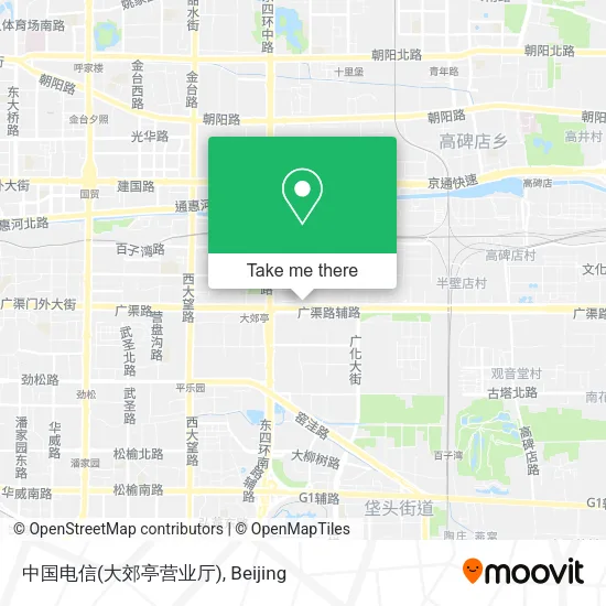 中国电信(大郊亭营业厅) map