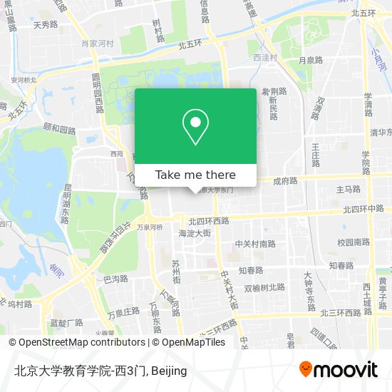 北京大学教育学院-西3门 map