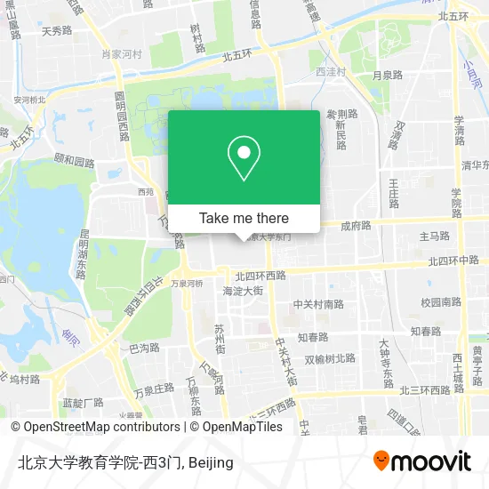 北京大学教育学院-西3门 map