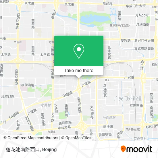 莲花池南路西口 map