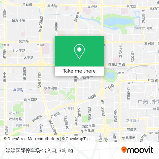 澐澐国际停车场-出入口 map