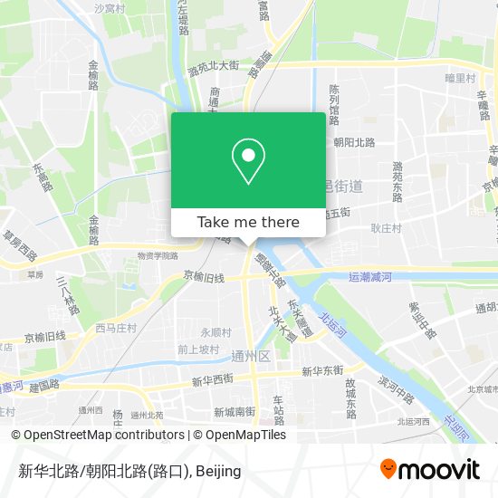 新华北路/朝阳北路(路口) map
