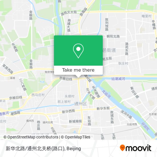 新华北路/通州北关桥(路口) map
