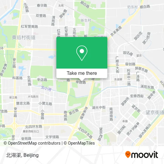 北湖渠 map
