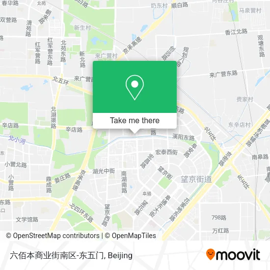 六佰本商业街南区-东五门 map