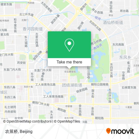 农展桥 map