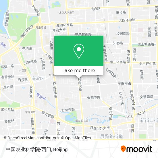 中国农业科学院-西门 map