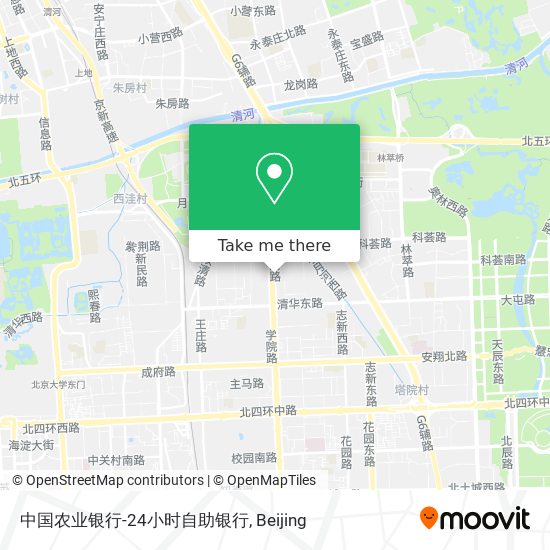中国农业银行-24小时自助银行 map