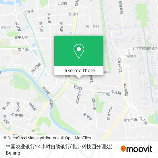 中国农业银行24小时自助银行(北京科技园分理处) map