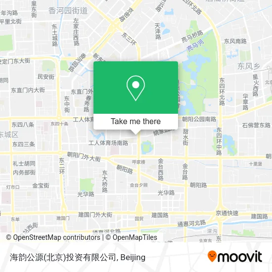 海韵公源(北京)投资有限公司 map