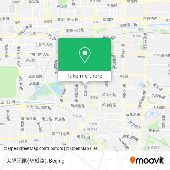大码无限(华威路) map