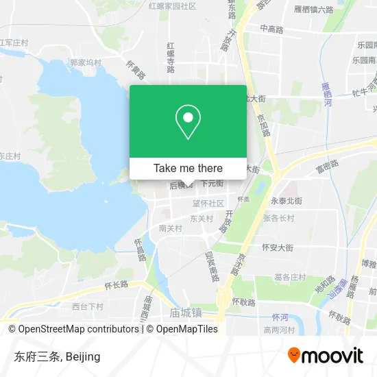 东府三条 map