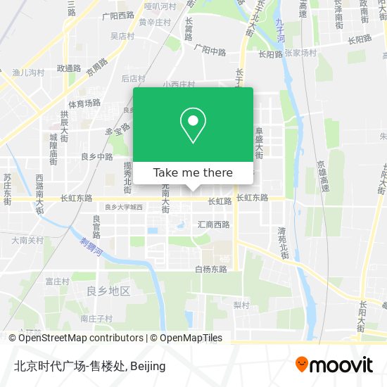 北京时代广场-售楼处 map