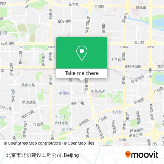 北京市北协建设工程公司 map