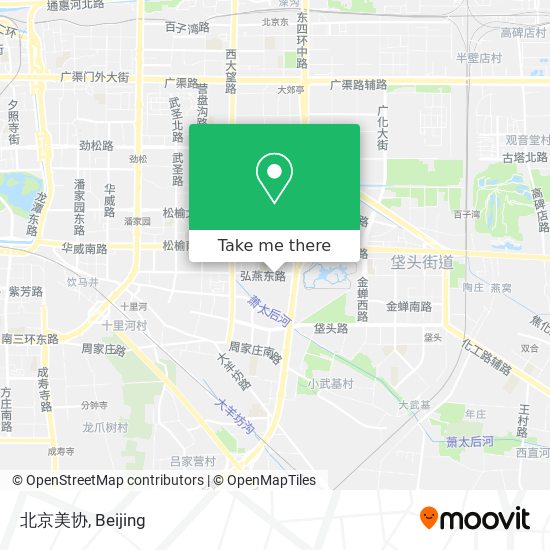 北京美协 map