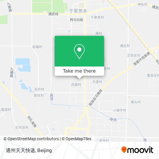 通州天天快递 map