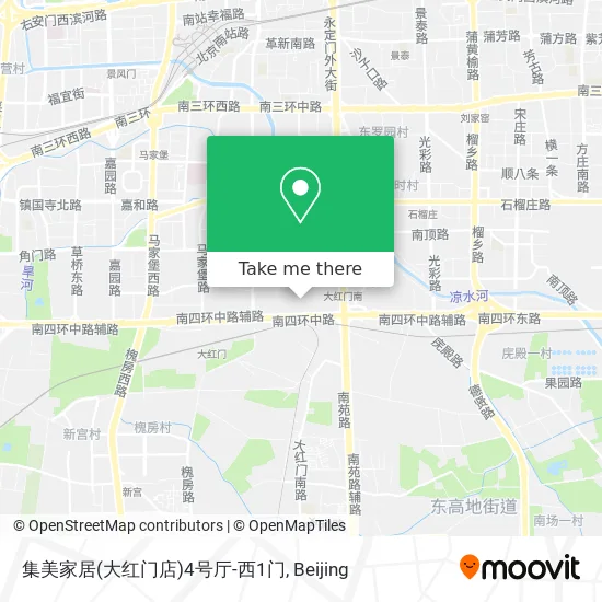 集美家居(大红门店)4号厅-西1门 map