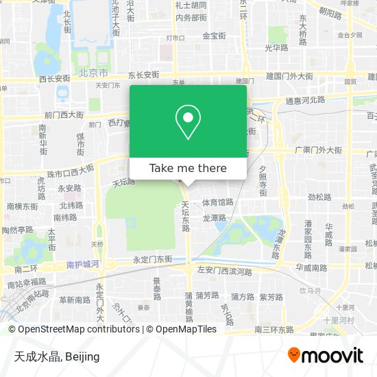 天成水晶 map