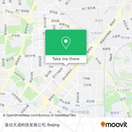 嘉信天成科技发展公司 map