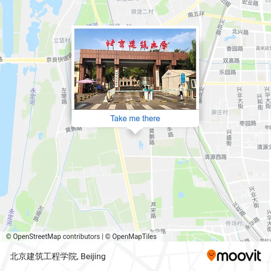 北京建筑工程学院 map