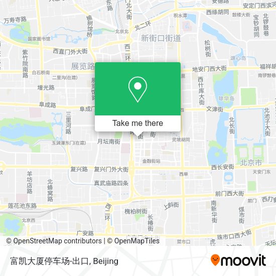 富凯大厦停车场-出口 map
