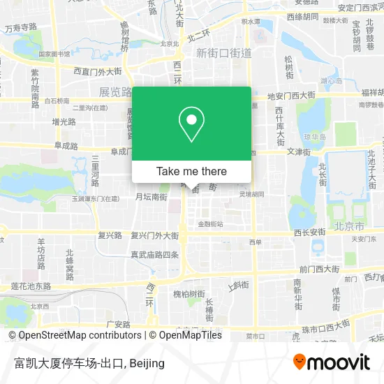 富凯大厦停车场-出口 map