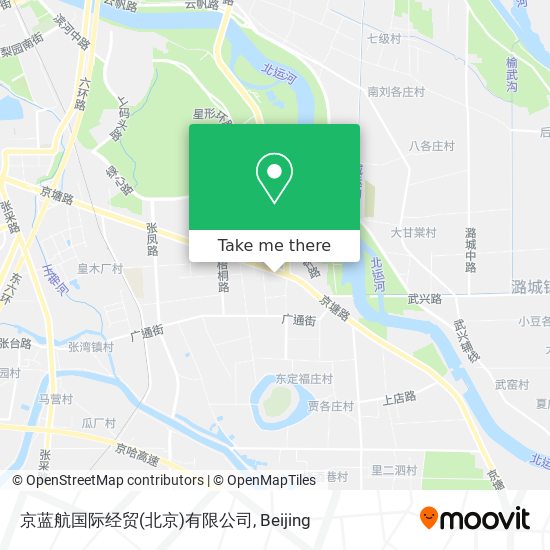 京蓝航国际经贸(北京)有限公司 map