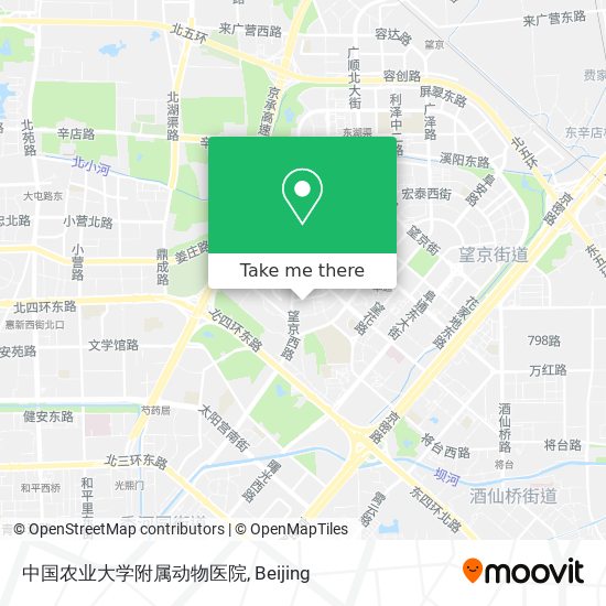 中国农业大学附属动物医院 map