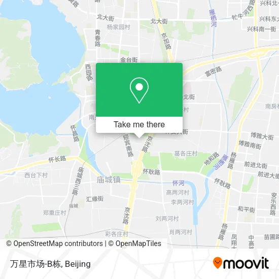 万星市场-B栋 map