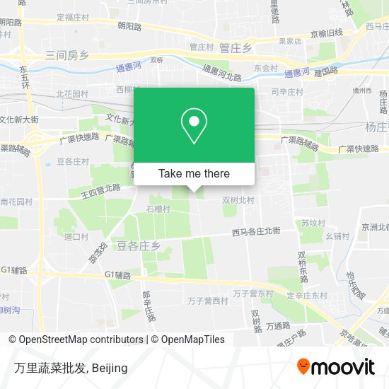 万里蔬菜批发 map