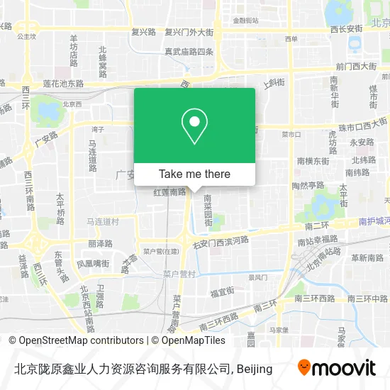 北京陇原鑫业人力资源咨询服务有限公司 map