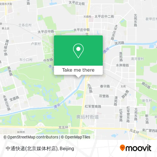 中通快递(北京媒体村店) map