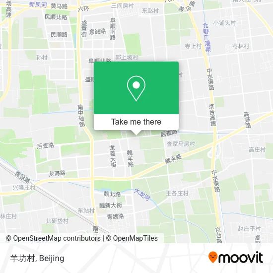 羊坊村 map