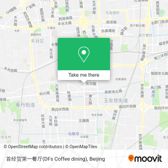 首经贸第一餐厅(DFs Coffee dining) map