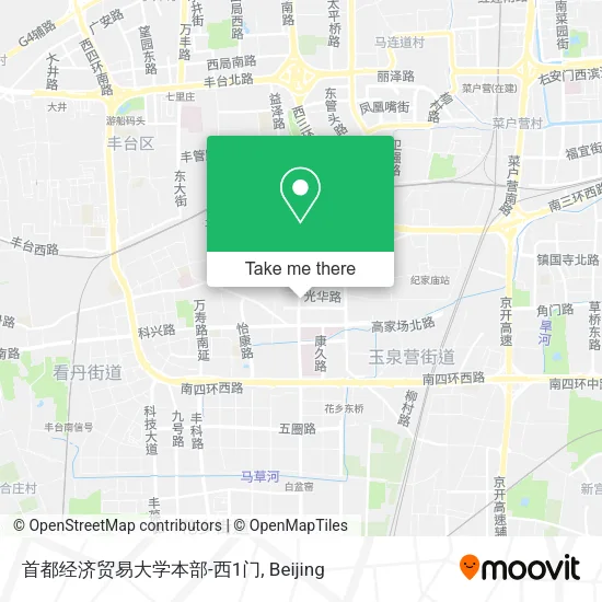 首都经济贸易大学本部-西1门 map