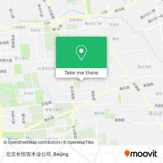 北京长恒安木业公司 map