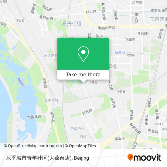 乐乎城市青年社区(大葆台店) map