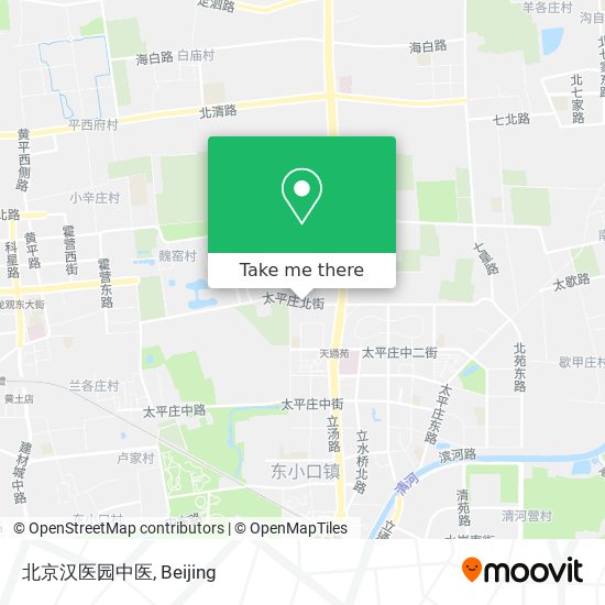 北京汉医园中医 map
