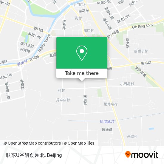 联东U谷研创园北 map