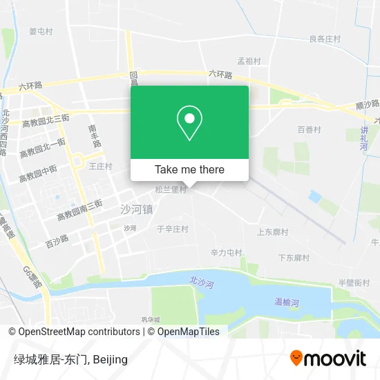 绿城雅居-东门 map