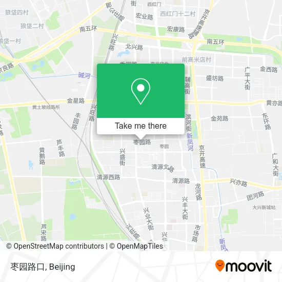 枣园路口 map