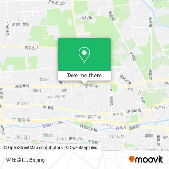 管庄路口 map