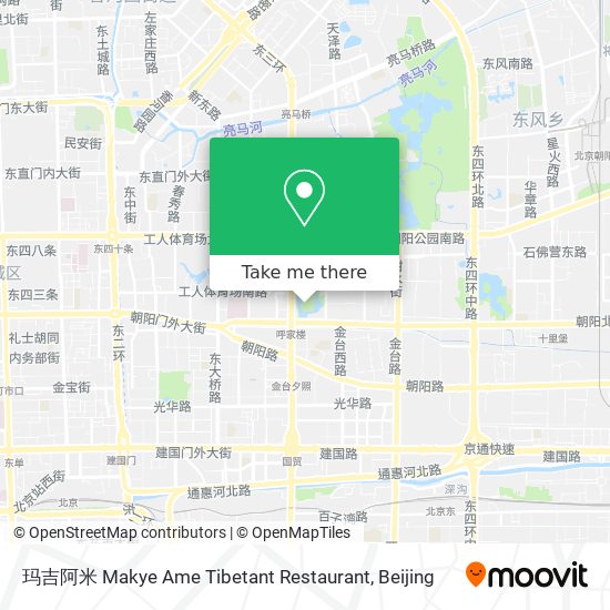 玛吉阿米 Makye Ame Tibetant Restaurant map