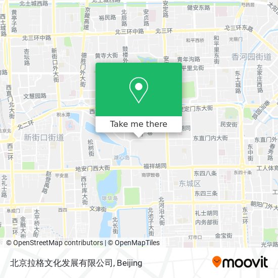 北京拉格文化发展有限公司 map