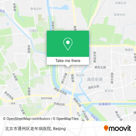 北京市通州区老年病医院 map