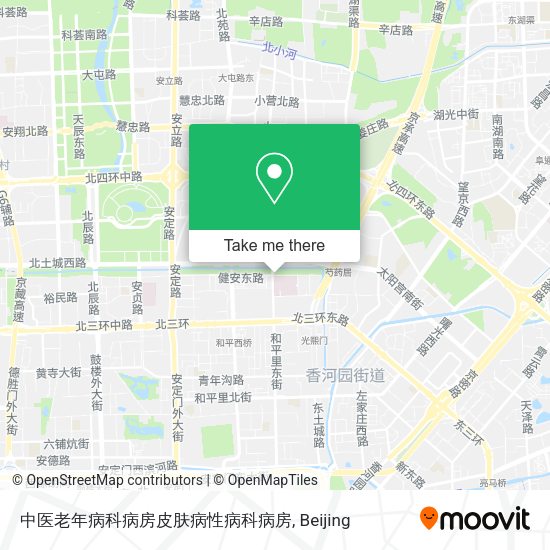 中医老年病科病房皮肤病性病科病房 map