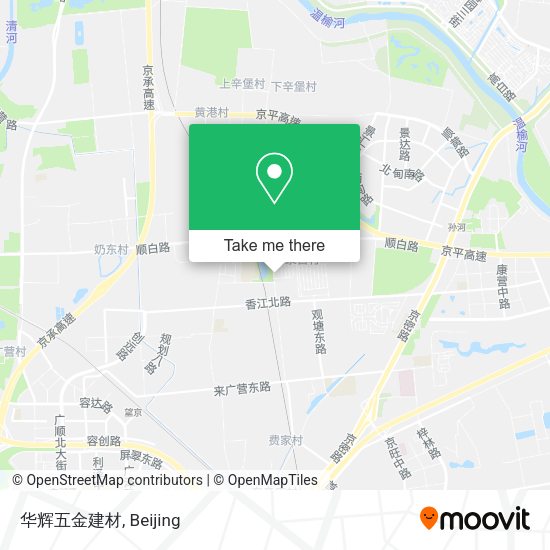 华辉五金建材 map